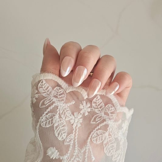 Aurora Pink  (Short Almond)